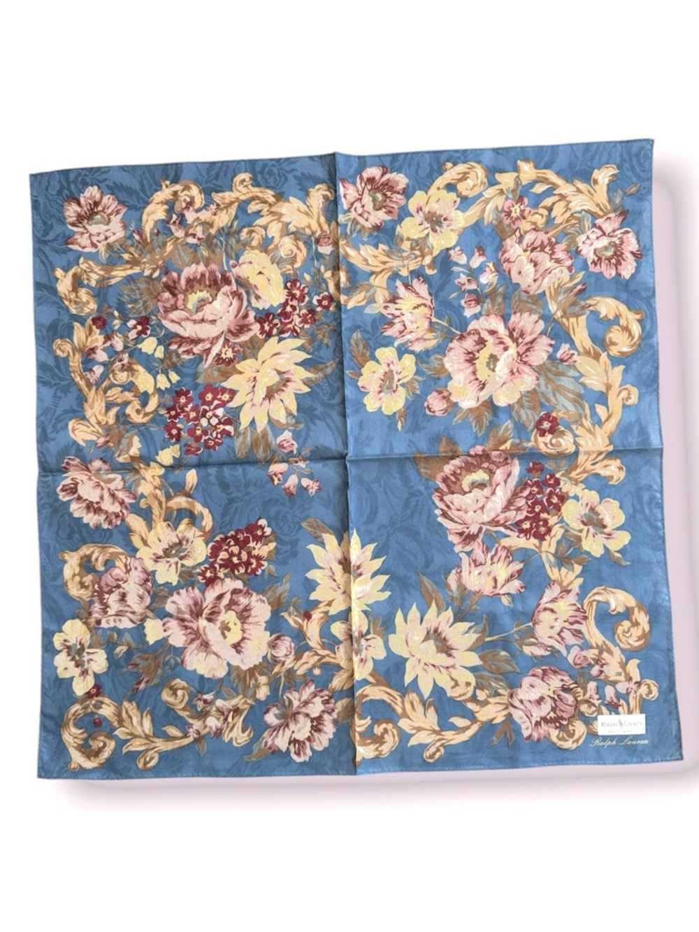 New Ralph Lauren Handkerchief/Wrapping Cloth/Mini Scarf/Bandana/Hair/Handbag Tie